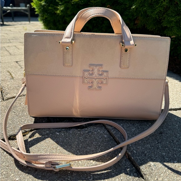 Tory Burch Leather/Suede Purse - Picture 1 of 10